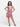 24sevenkid Girls Knee Length Sleeveless A Line Pink Paisley Pocket Dress