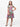 24sevenKid Girls Pink Paisley Print Short Sleeve Fit and Flare Dress