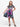 24sevenkid Girls Black and Pink Paisley Fit and Flare Knee Length Dress
