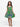 24sevenkid Girls Green Scarf Print Ruffle Summer Dress