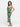 24sevenkid Girls Green Ruffle Spaghetti Strap Maxi Dress