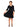 24seven Comfort Apparel Girls Elbow Length Sleeve Fit and Flare Party Dress